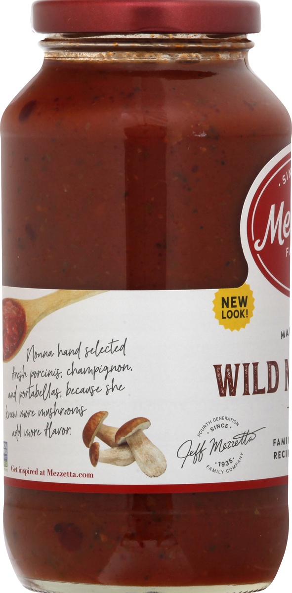 slide 7 of 9, Mezzetta Family Recipes Wild Mushroom Sauce, 25 oz, 