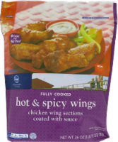 slide 1 of 1, Kroger Hot & Spicy Wings, 26 oz