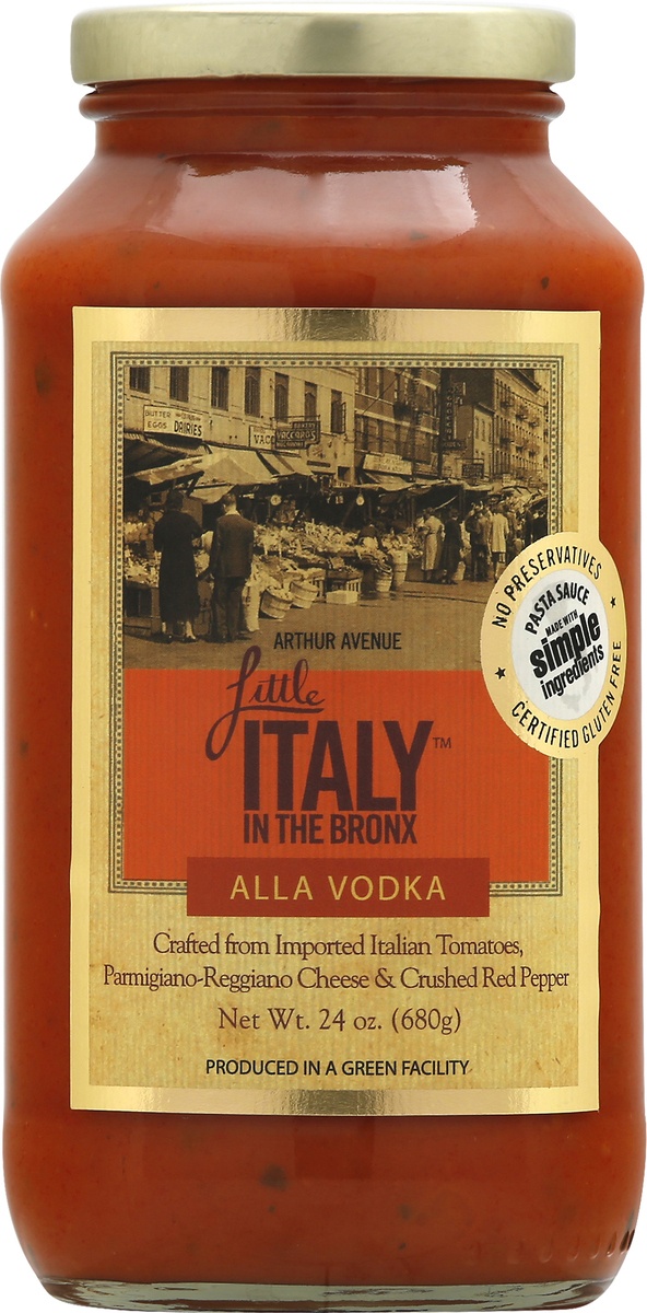 slide 4 of 7, Little Italy in the Bronx Alla Vodka Sauce, 24 oz