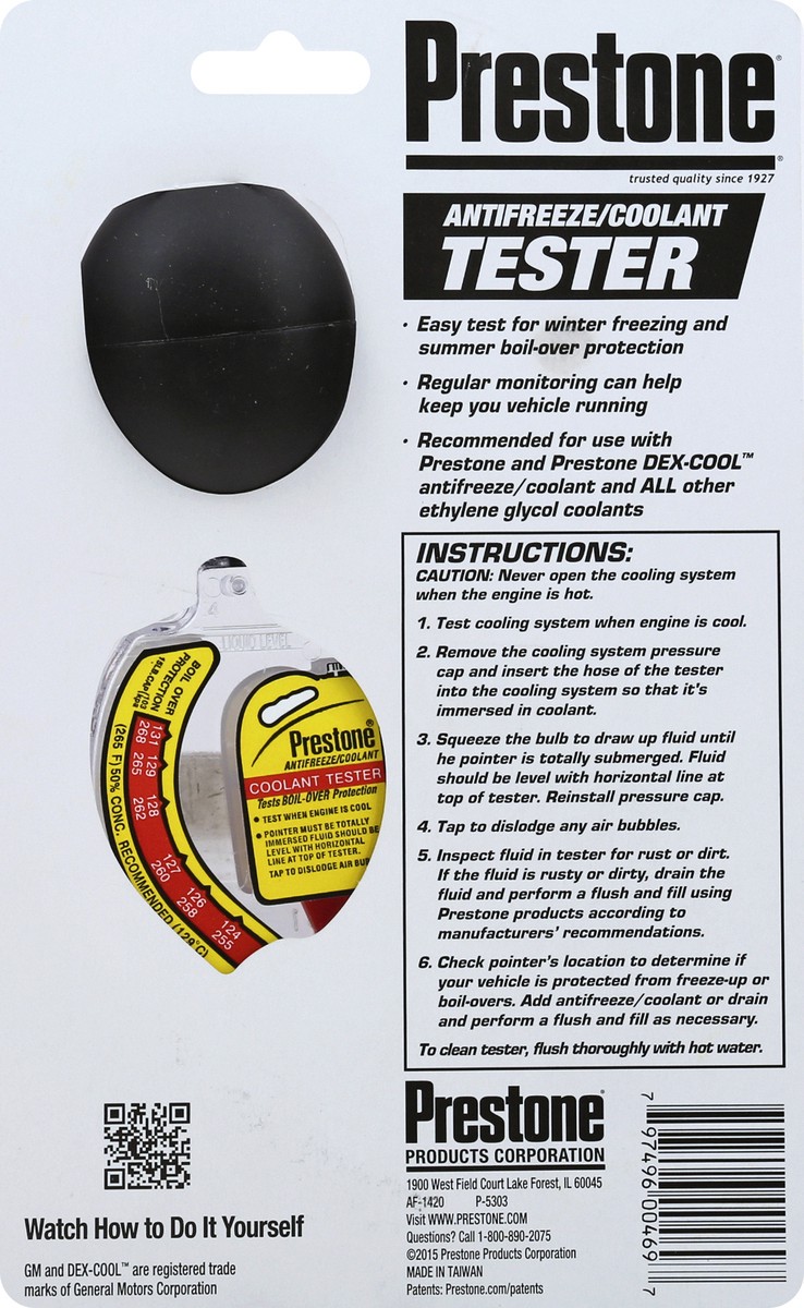 slide 3 of 7, Prestone Tester 1 ea, 1 ct