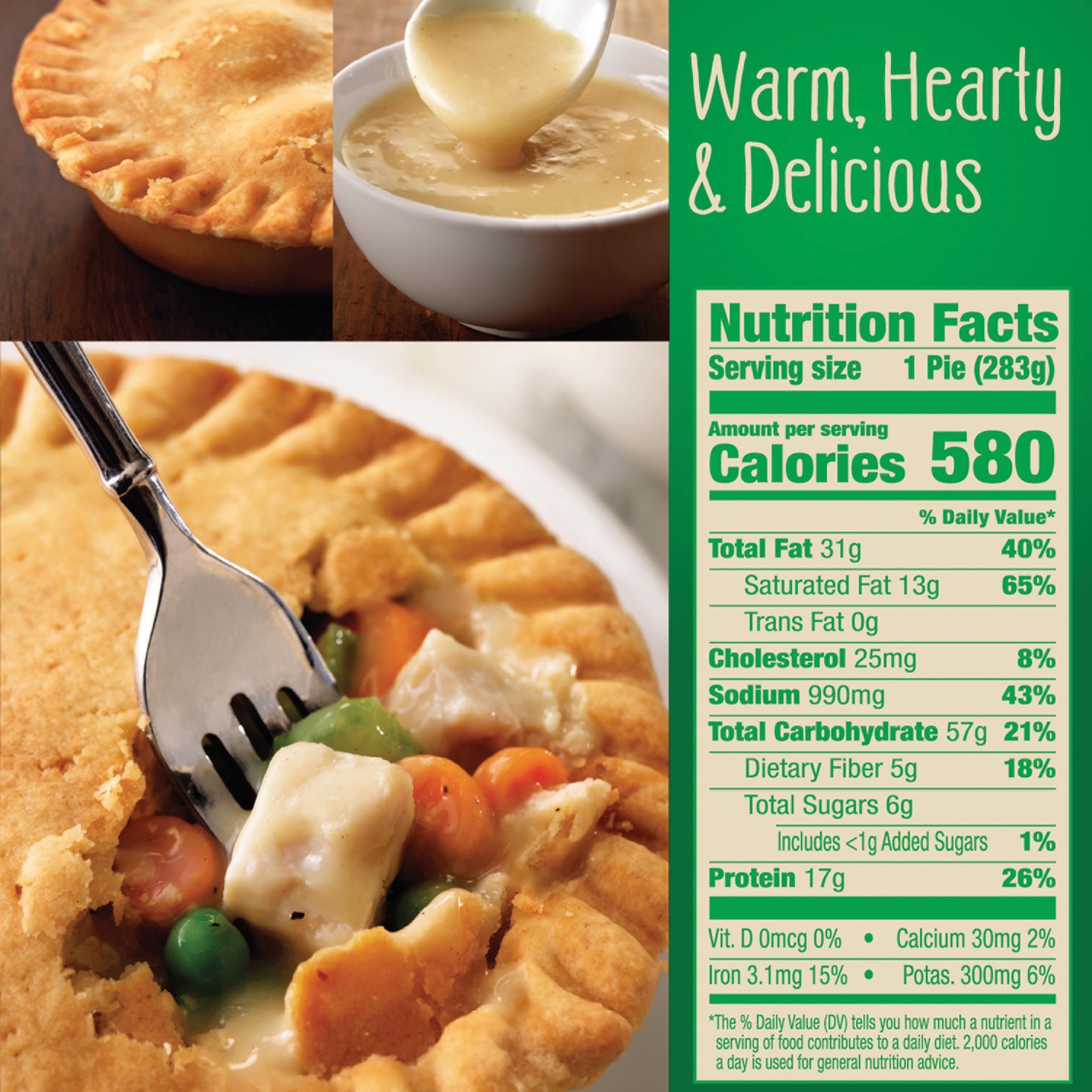 slide 3 of 5, Marie Callender's Turkey Pot Pie 10 oz, 10 oz