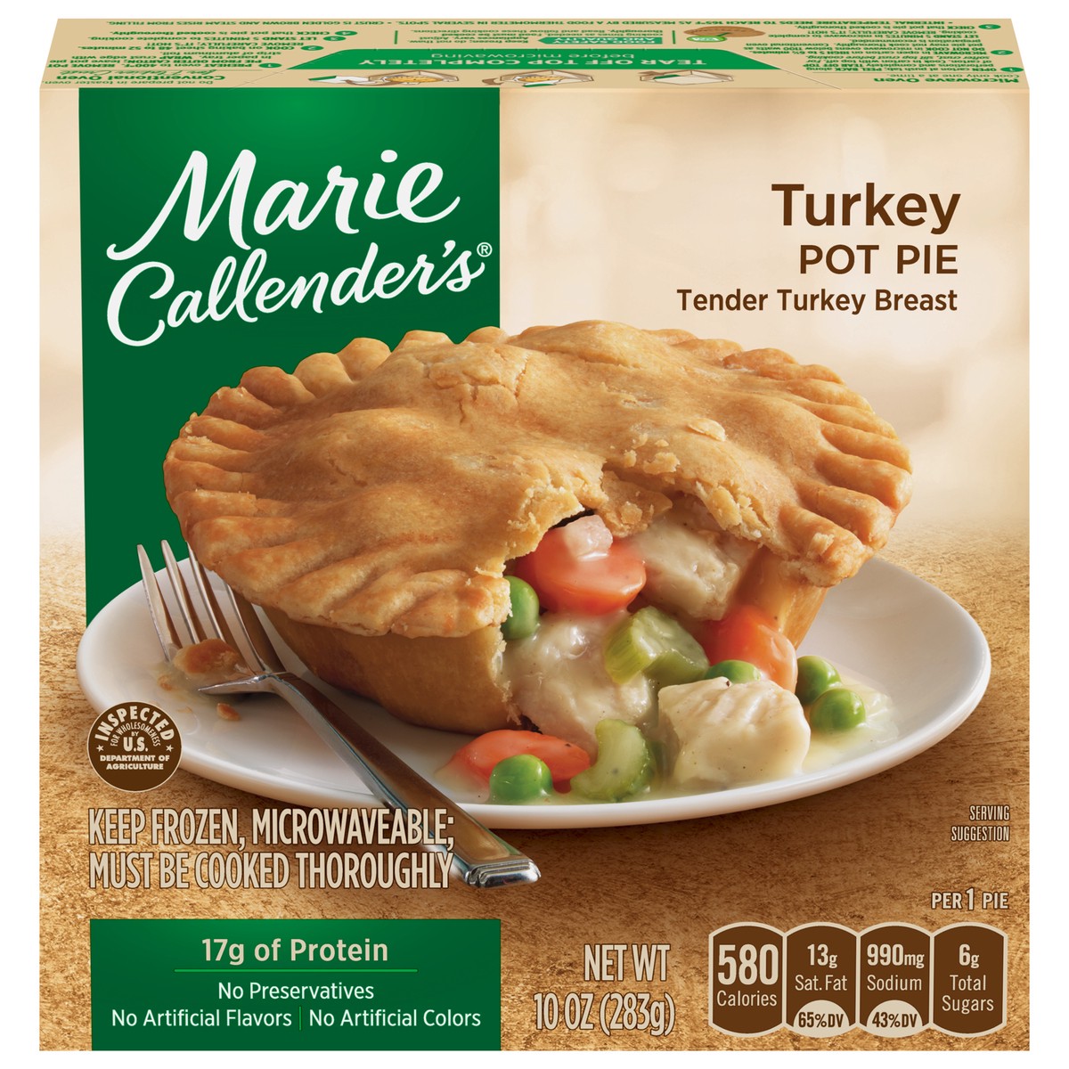 slide 1 of 5, Marie Callender's Turkey Pot Pie 10 oz, 10 oz