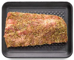 Pork Back Ribs California Garlic Medley Seasoning - Lb