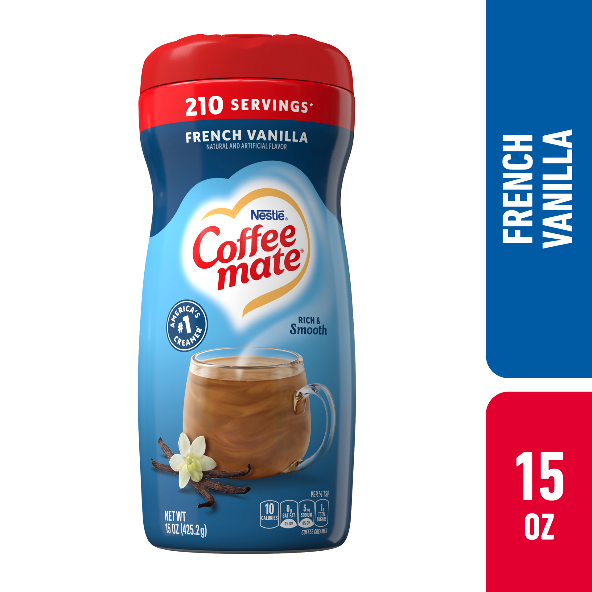 slide 1 of 7, Coffee mate Nestle Coffee mate French Vanilla Powder Coffee Creamer, 15 oz