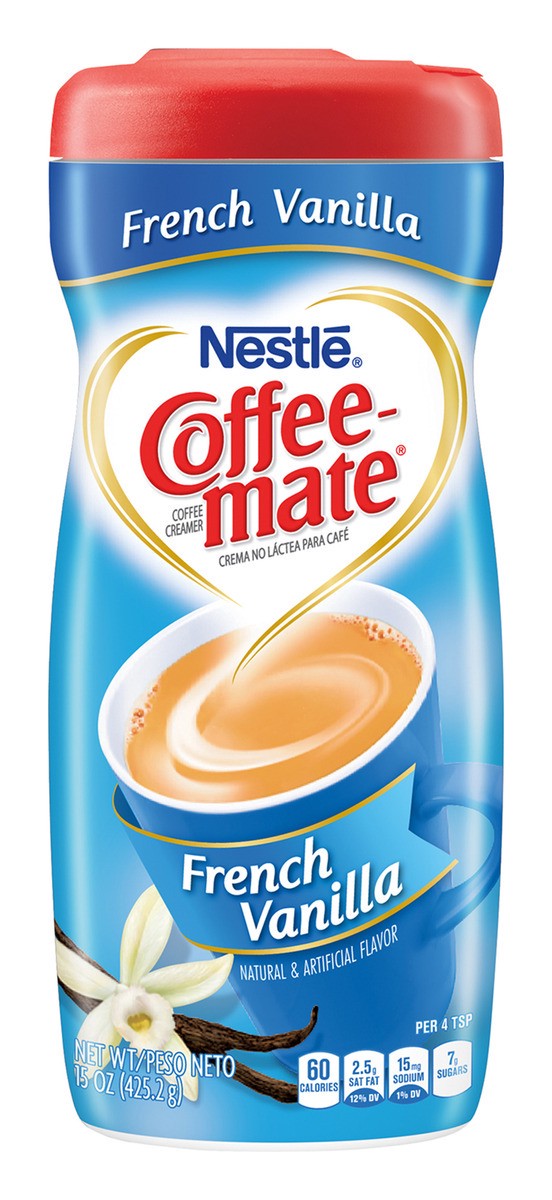 slide 1 of 7, Coffee mate Nestle Coffee mate French Vanilla Powder Coffee Creamer, 15 oz
