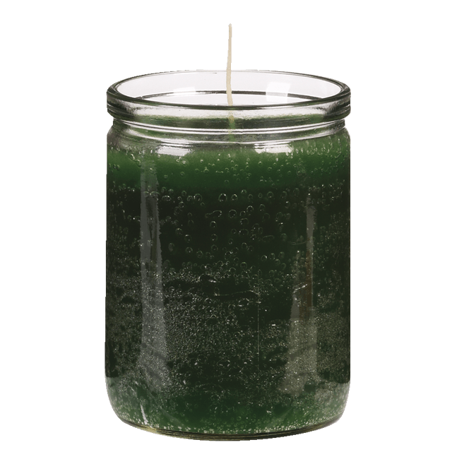 slide 1 of 1, Vision Candles Green Candle, 1 ct