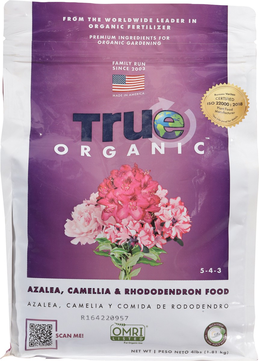 slide 6 of 12, True Organic Azalea Camellia & Rhododendron Food 4 lb, 4 lb