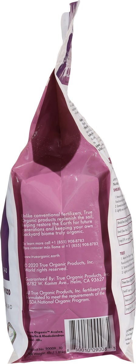 slide 10 of 12, True Organic Azalea Camellia & Rhododendron Food 4 lb, 4 lb