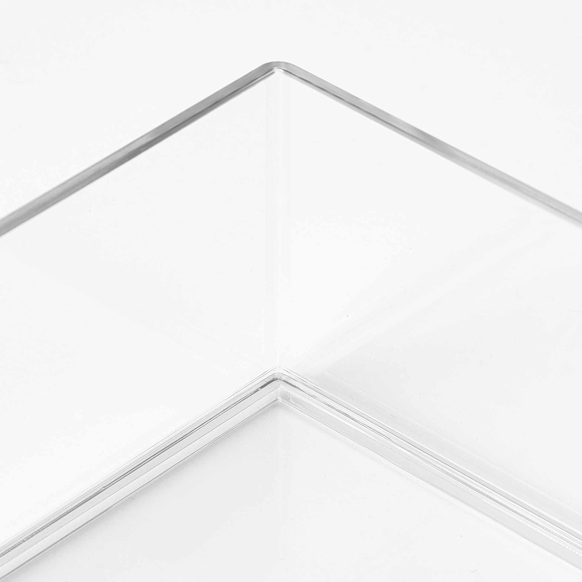 slide 6 of 6, 12" X 4" Clear Stacking Storage Tray By Simply Tidy, 12 in x 4 in