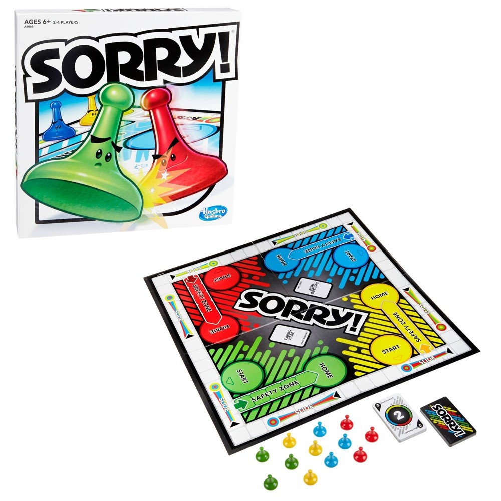 slide 3 of 5, Hasbro Sorry Game by Hasbro, 1 ct