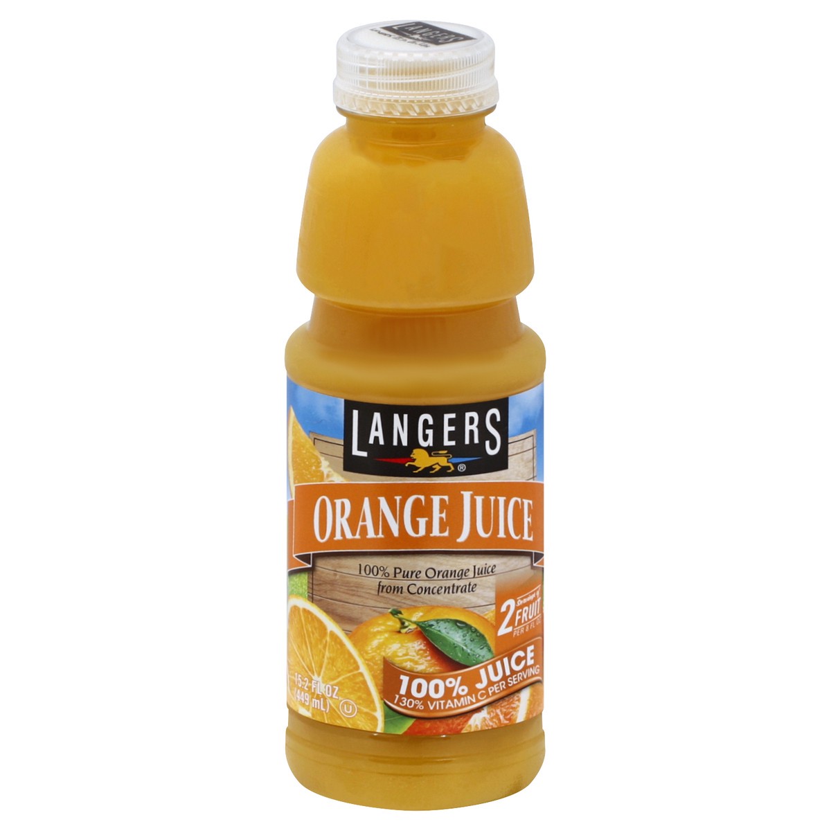 slide 2 of 5, Langers 100% Juice 15.2 oz, 16 fl oz