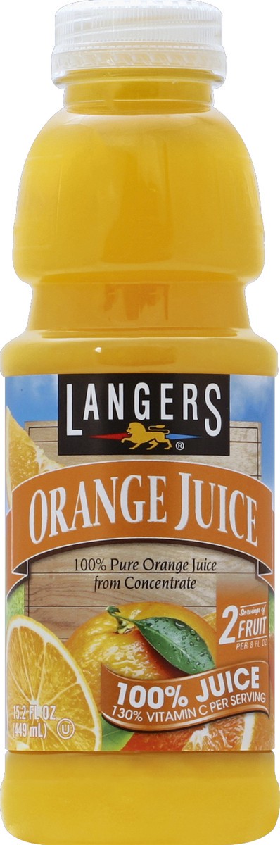 slide 1 of 5, Langers 100% Juice 15.2 oz, 16 fl oz