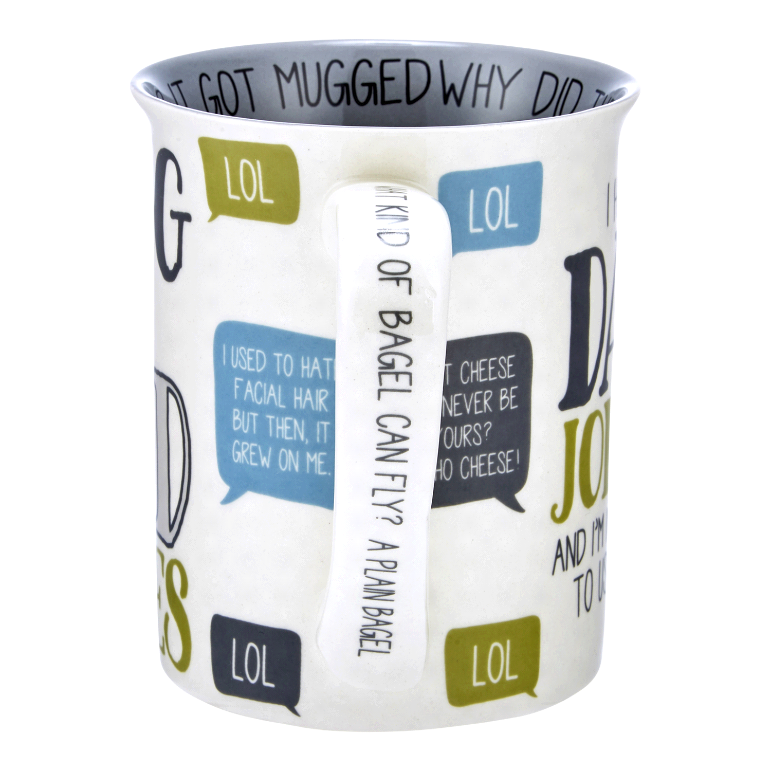 slide 3 of 3, King Of Dad Jokes Mug, 16 oz