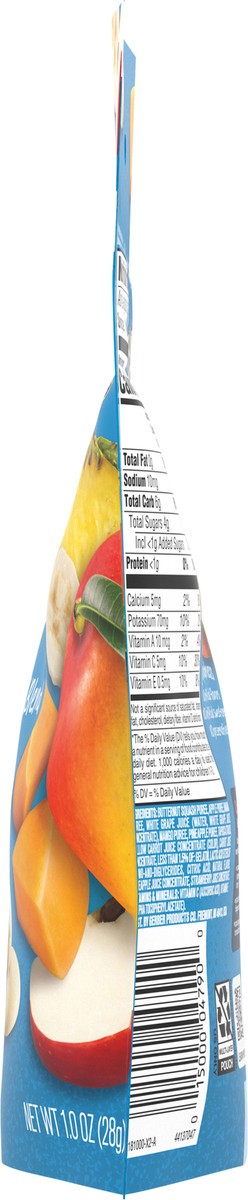 slide 6 of 9, Gerber Crawler Fruit Veggie Melts Truly Tropical Blend Freezedried Snack, 1 oz