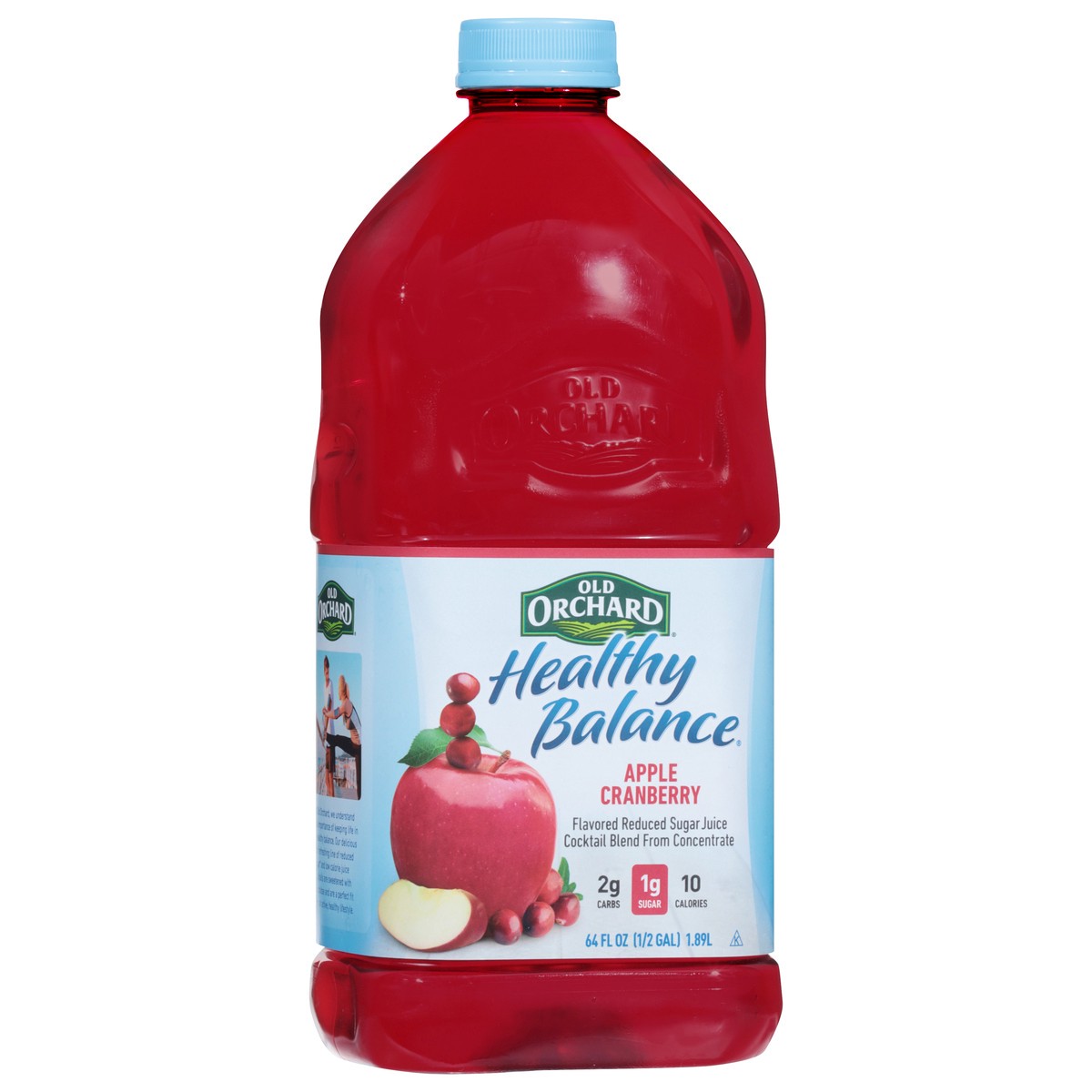 slide 3 of 9, Old Orchard Healthy Balance Apple Cranberry Juice - 64 fl oz, 64 fl oz