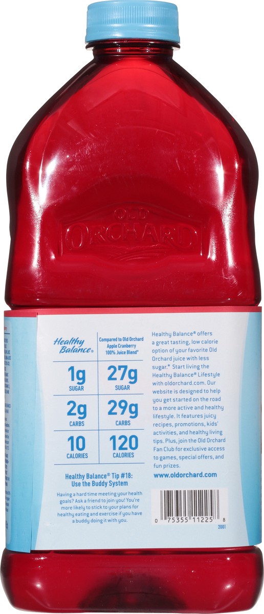 slide 4 of 9, Old Orchard Healthy Balance Apple Cranberry Juice - 64 fl oz, 64 fl oz