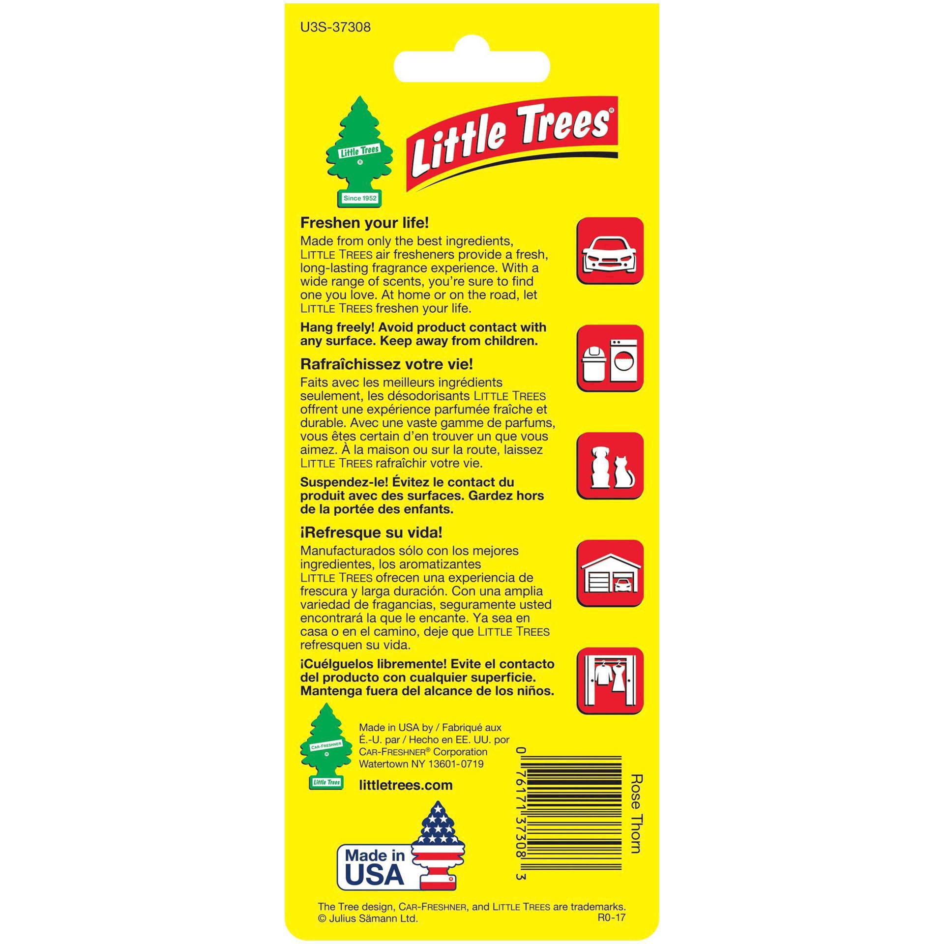 slide 5 of 26, Little Trees Strawberry Air Fresheners 3 ea, 3 ct