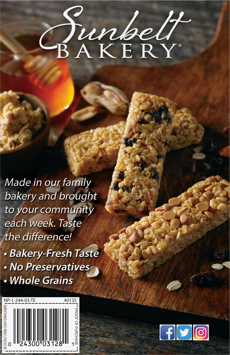 slide 4 of 7, Sunbelt Bakery Chewy Granola Bars, Sunbelt Bakery Family Pack Coconut Cream, 8 ct