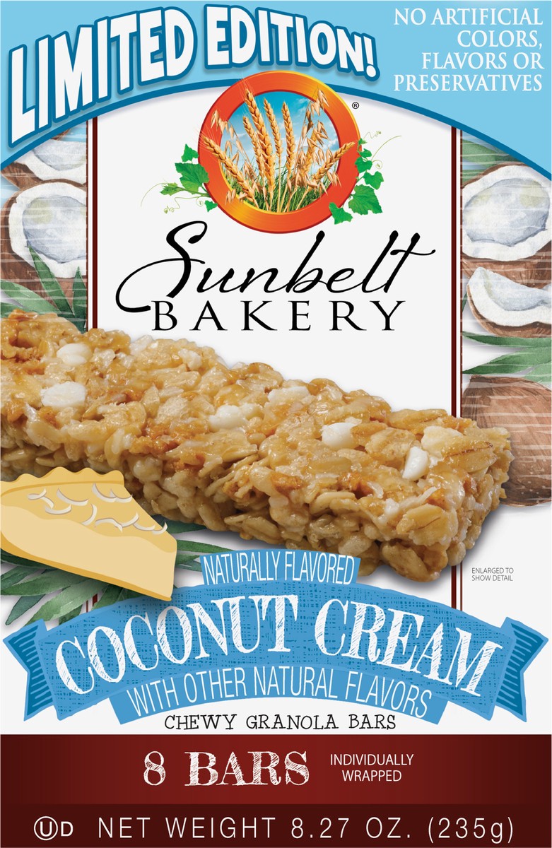 slide 5 of 7, Sunbelt Bakery Chewy Granola Bars, Sunbelt Bakery Family Pack Coconut Cream, 8 ct