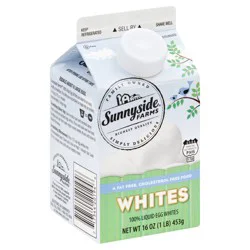 Sunnyside Farms Cage Free, 100% Real Egg Whites 16 Oz