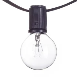 Globe Electric 25Ft Plug-In Outdoor String Lights
