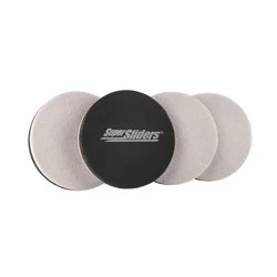SuperSliders 3-1/2" Beige Round Reusable Felt Furniture Sliders