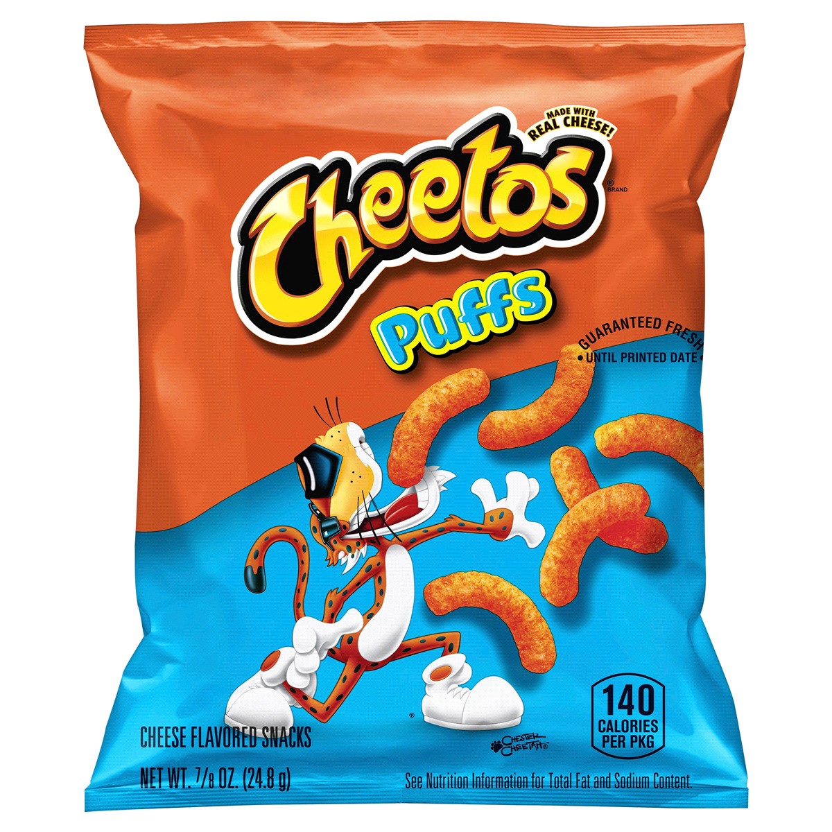slide 2 of 2, Cheetos Puffs Cheese Flavored Snacks, 0.875 Oz, 0.875 oz