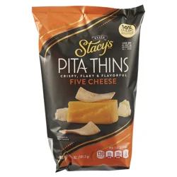 Stacy's Baked Pita Thins Five Cheese Flavored 6 3/4 Oz