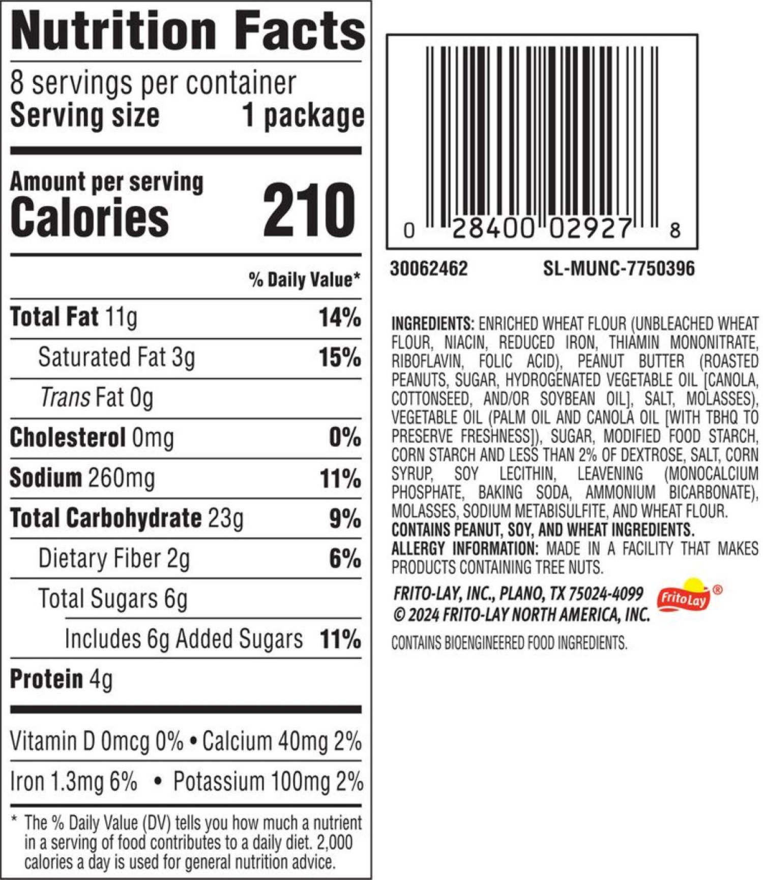 slide 3 of 3, Munchies Sandwich Crackers Real Peanut Butter Baked Golden Toast 1.42 Oz, 8 Count, 8 ct
