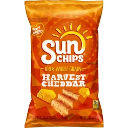 SunChips Whole Grain Snacks , Harvest Cheddar