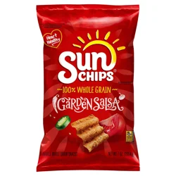 SunChips Whole Grain Snacks Garden Salsa 7 Oz