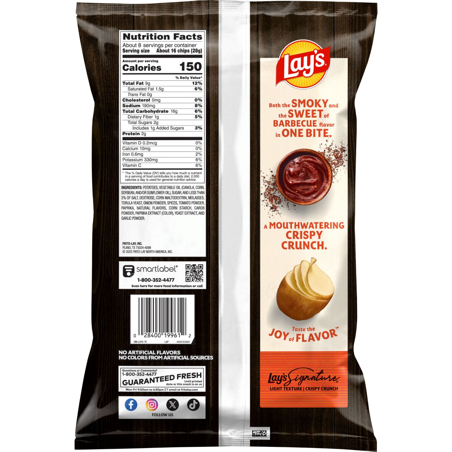 slide 2 of 6, Lay's Potato Chips Barbecue Flavored, 7.75 oz