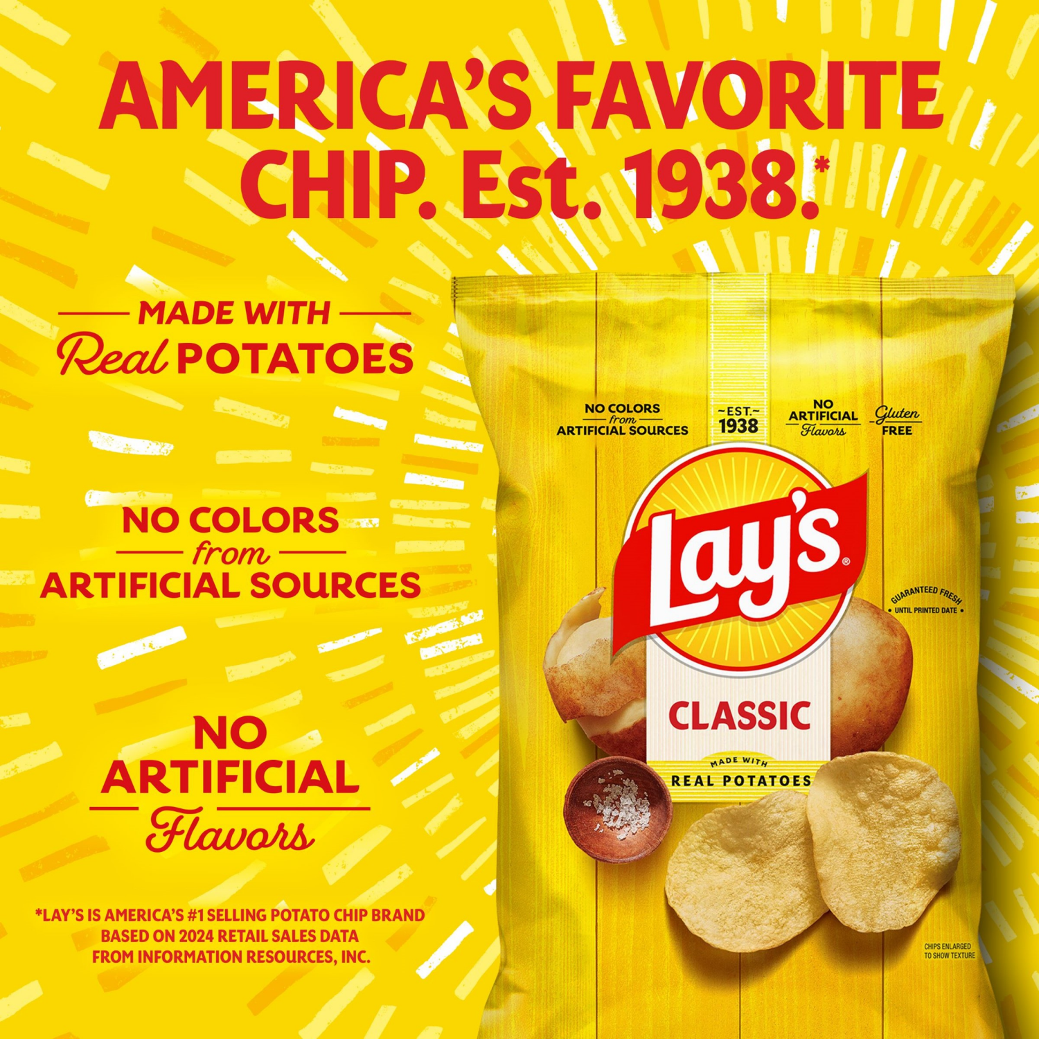 slide 5 of 6, Lay's Potato Chips Sour Cream & Onion Flavored 7 3/4 Oz, 7.75 oz