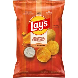 Lay's Potato Chips, Cheddar & Sour Cream Flavored