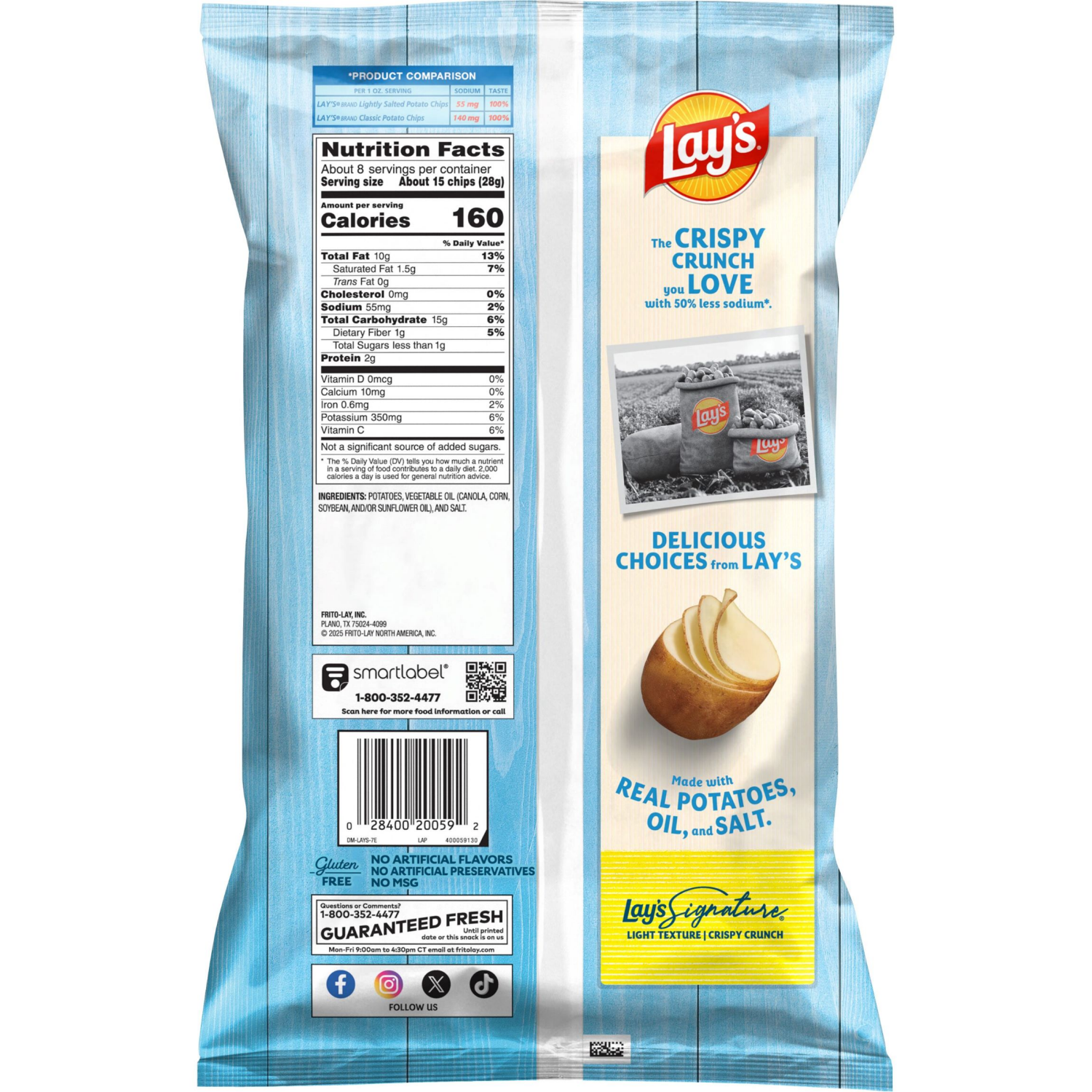 slide 2 of 6, Lay's Potato Chips, Classic, Lightly Salted - 7.75 oz, 7.75 oz