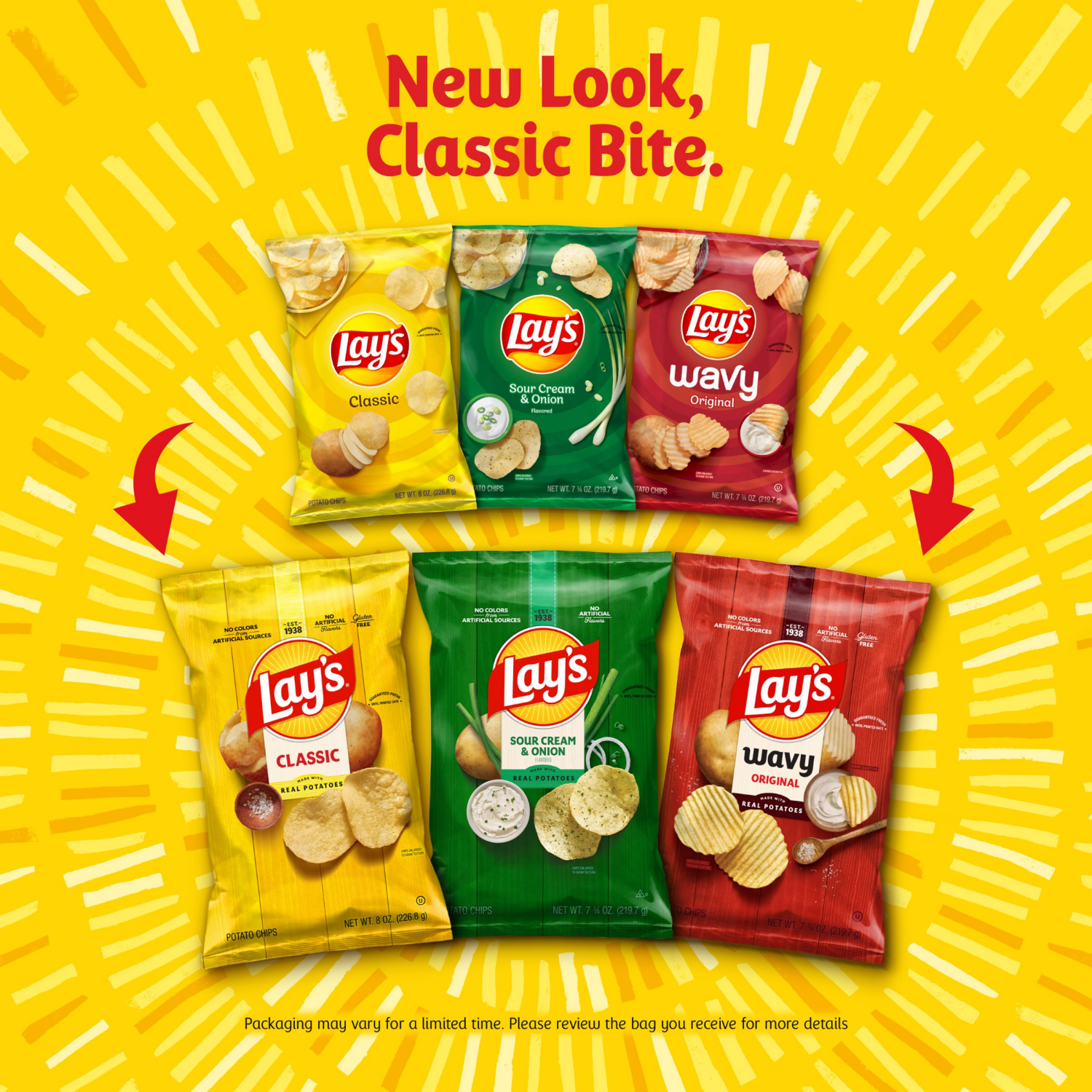 slide 5 of 6, Lay's Potato Chips, Classic, Lightly Salted - 7.75 oz, 7.75 oz