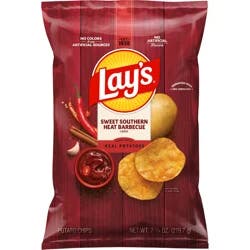 Lay's Sweet Southern Heat BBQ Flavored Potato Chips