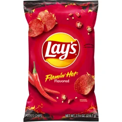 Lay's Potato Chips Flamin' Hot Flavored 7 3/4 Oz