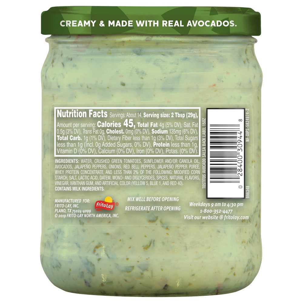slide 2 of 3, Tostitos Avocado Salsa - 15oz, 