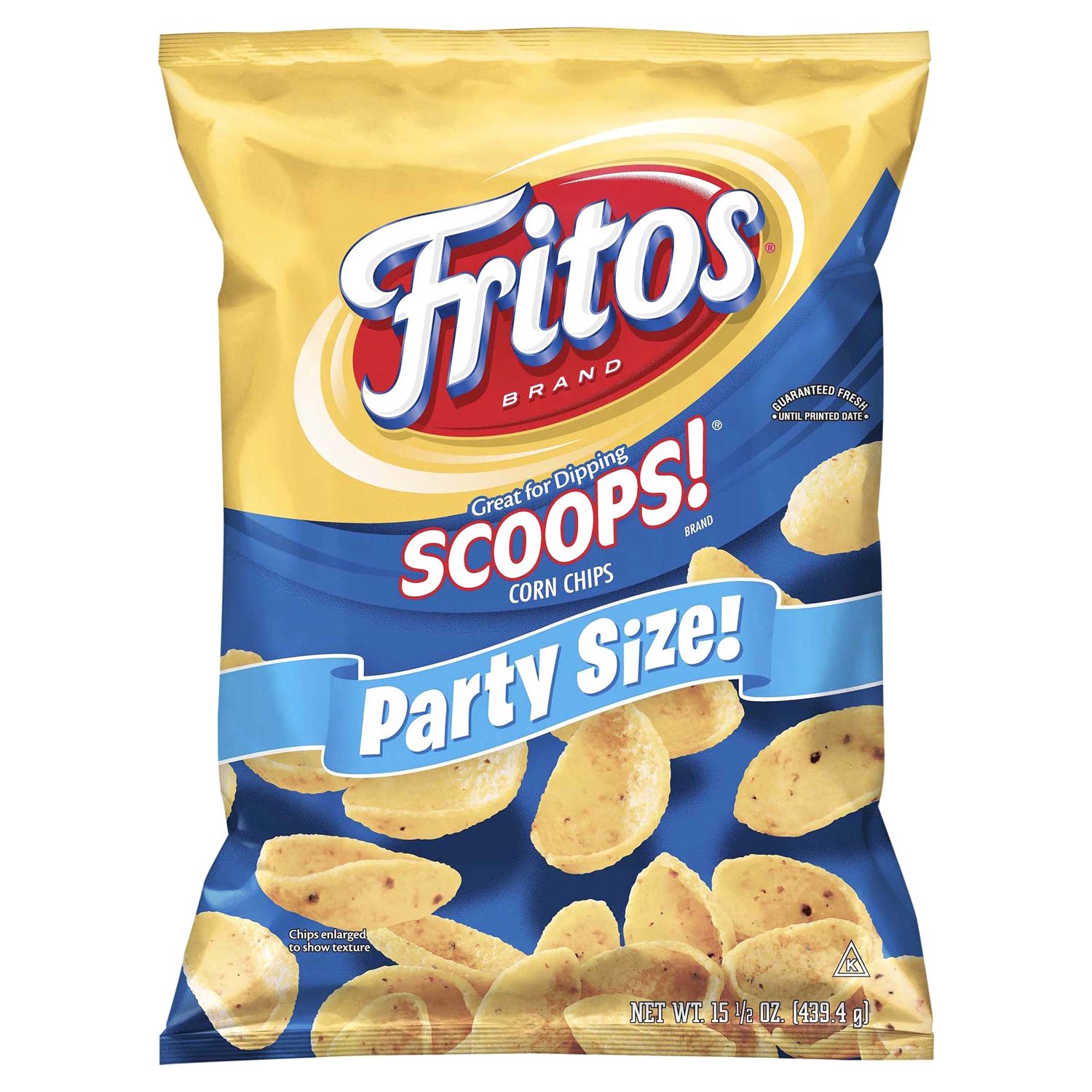 slide 1 of 2, Fritos Scoops! Corn Chips 15 1/2 Oz, 15.5 oz