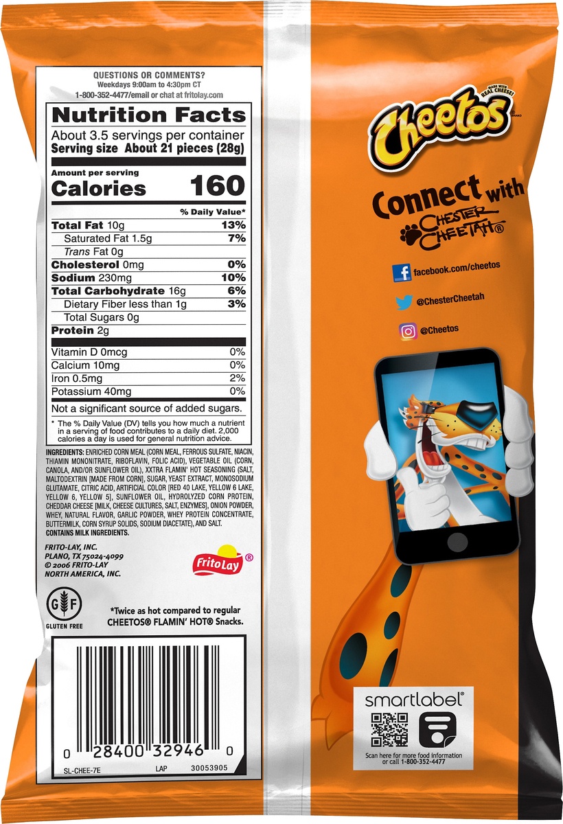 Cheetos Crunchy Cheese Flavored Snacks