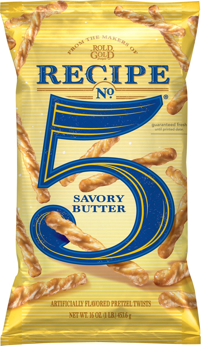 slide 4 of 5, Rold Gold Recipe No. 5 Savory Butter Pretzel Twists 16 oz, 16 oz