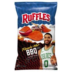 Ruffles Flamin' Hot BBQ Potato Chips