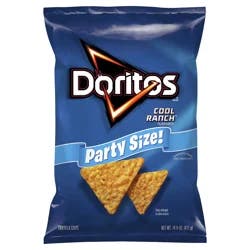 Doritos Tortilla Chips Cool Ranch Flavored 14 1/2 Oz