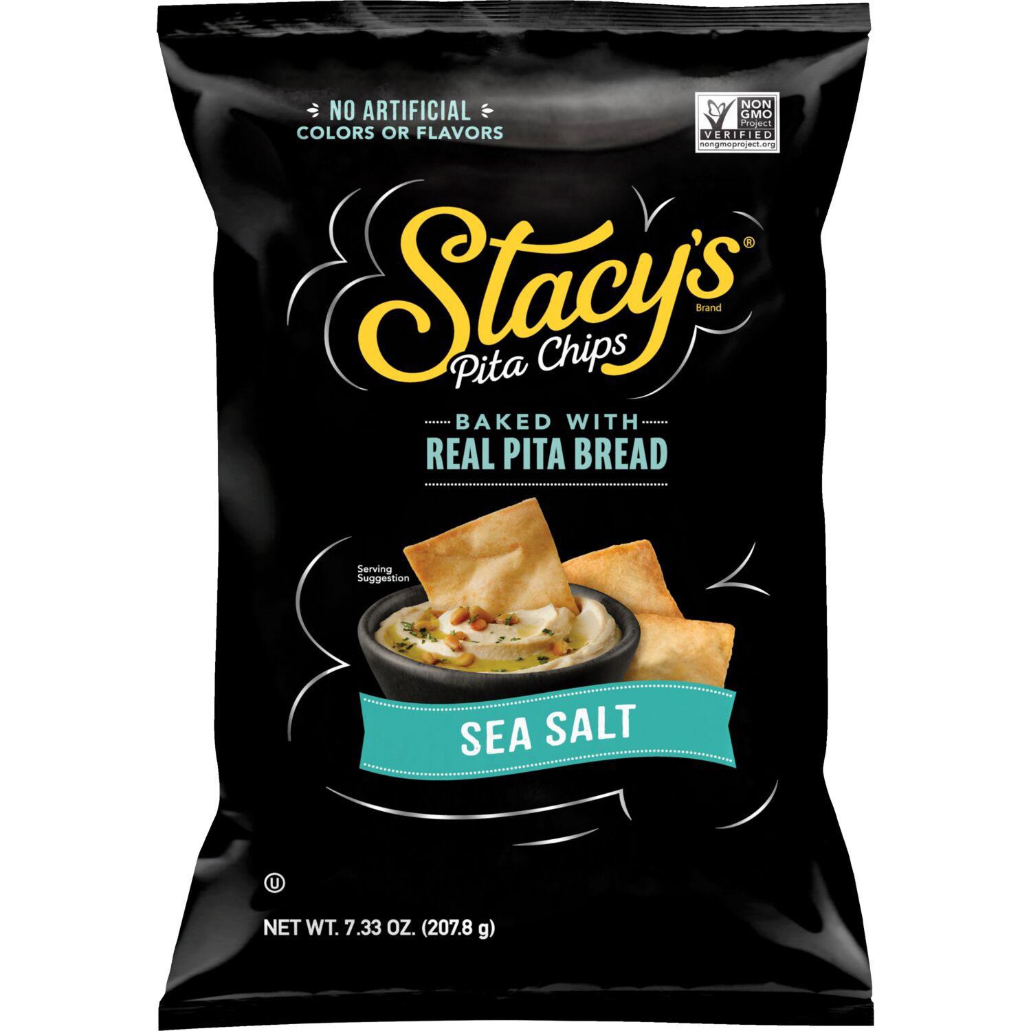 slide 1 of 2, STACYS Stacy's Sea Salt Pita Chips, 7.33 Oz, 7.33 oz