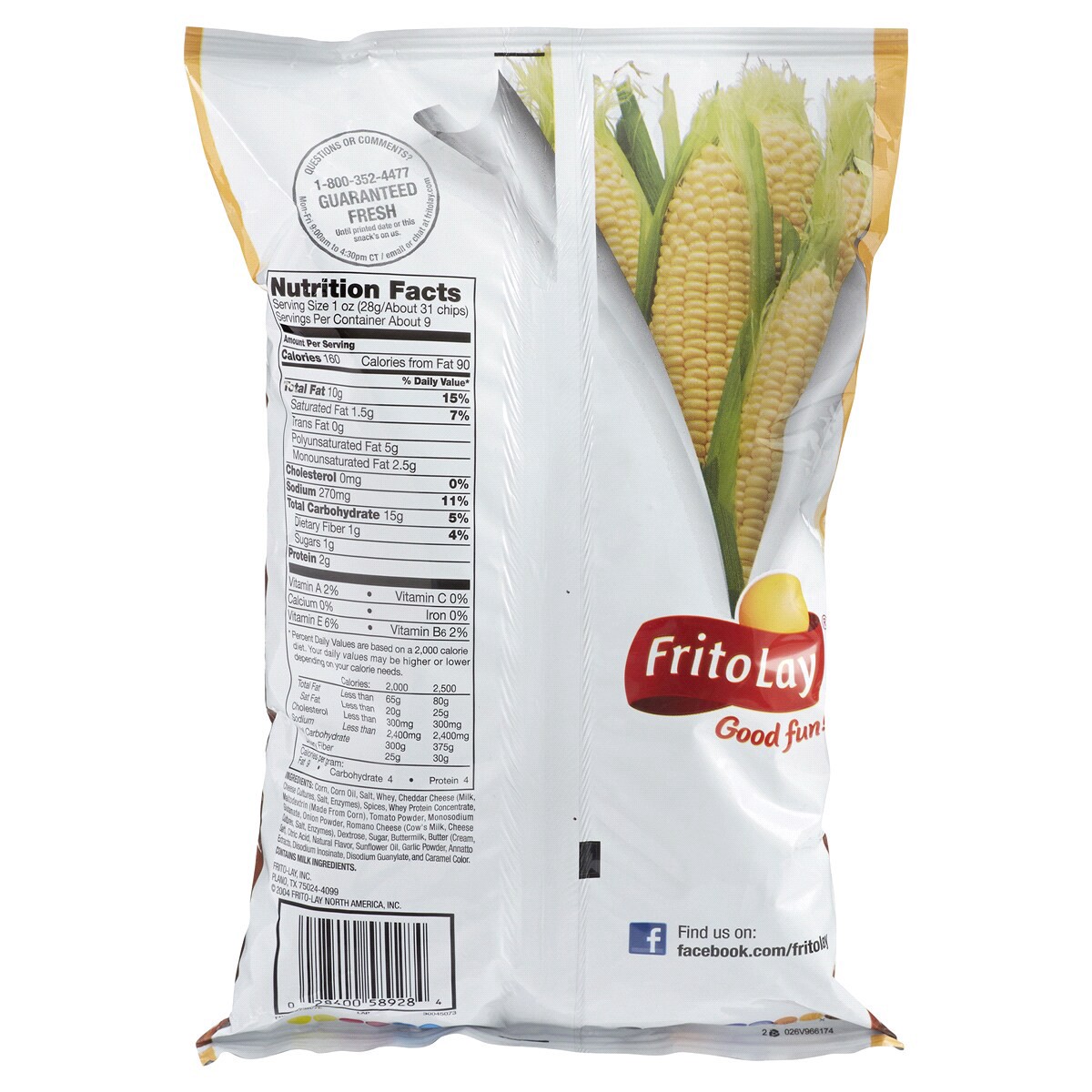 slide 2 of 2, Fritos Flavored Corn Chips Chili Cheese 9.25 Oz, 9.25 oz