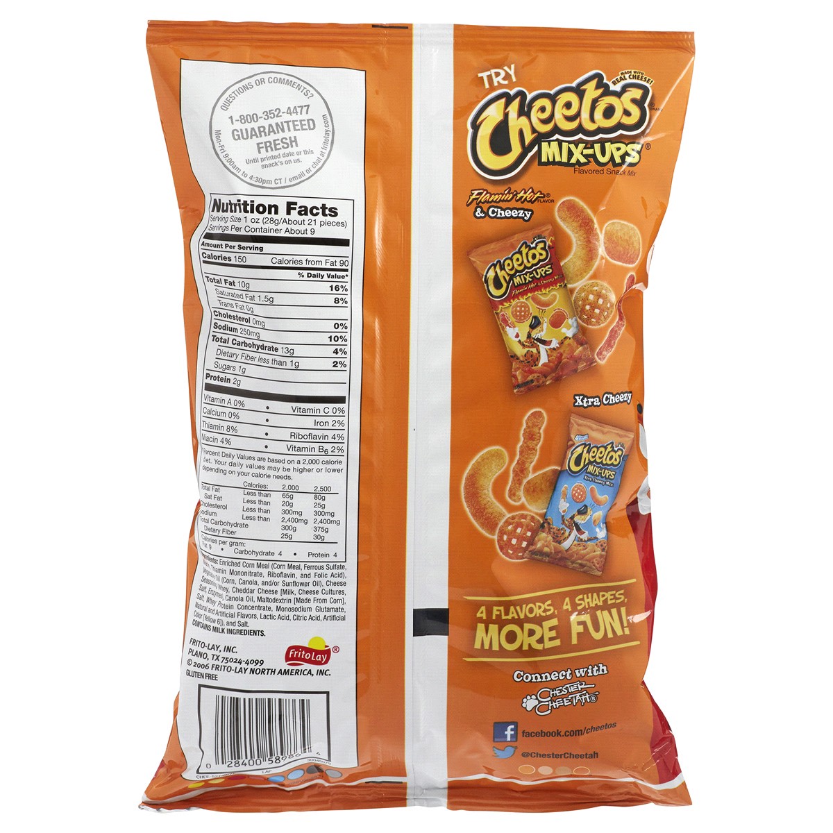 slide 2 of 2, Cheetos Cheese Flavored Snacks, Crunchy, 8.5 oz