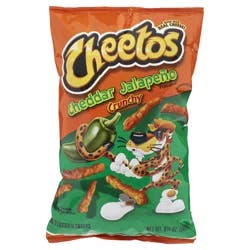 Cheetos Crunchy Cheese Flavored Snacks Cheddar Jalapeno Flavored - 8.5 oz