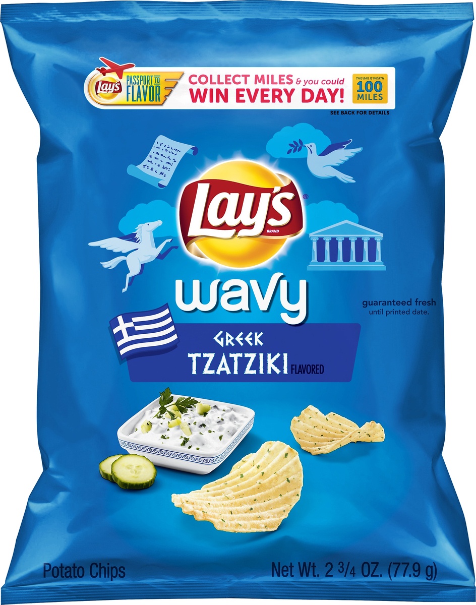 slide 4 of 5, Lay's Lays Greek Tzatzikki 1Pk, 2.75 oz