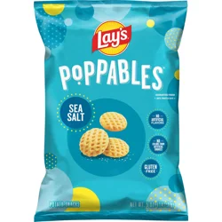 Lay's Poppables Potato Snacks Sea Salt 5 Oz